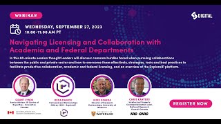 Navigating Licensing and Collaboration with Academia and Federal Departments