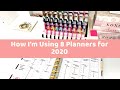 My 2020 Planner Setup: 8 Planners #plannersetup