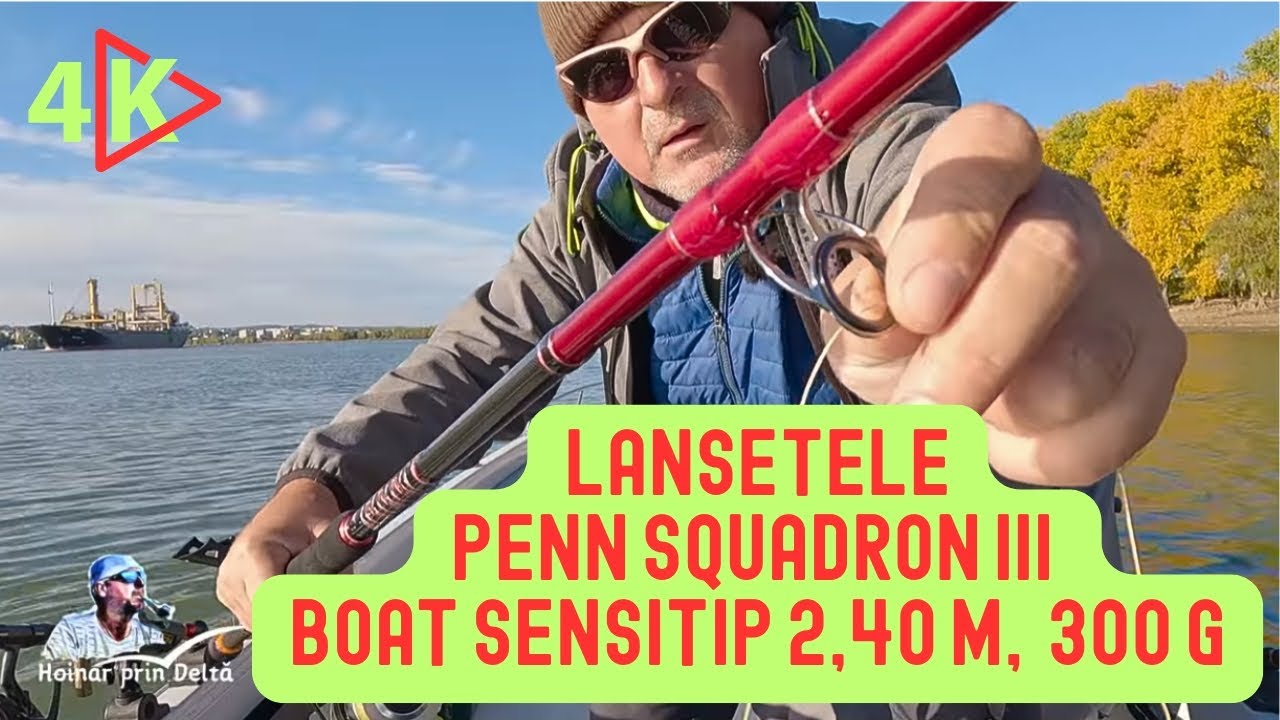 Lansetele PENN  Squadron III  Boat  Sensitip  2,40 m, 300 g