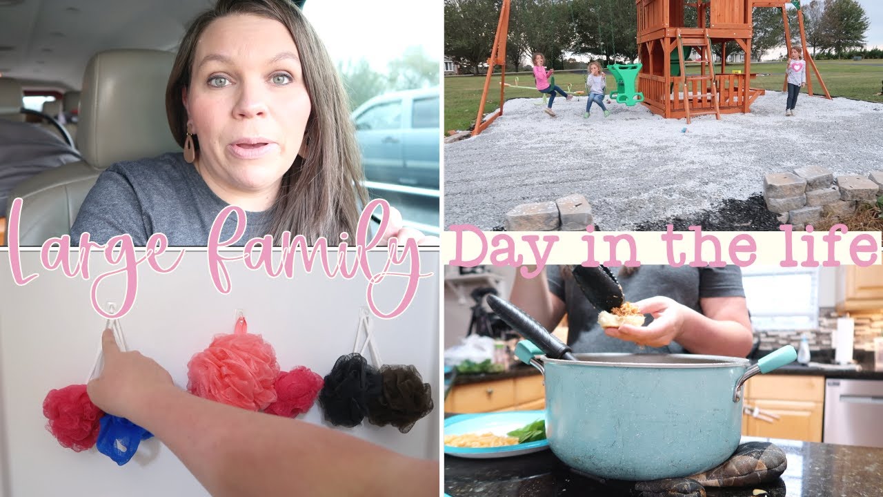 DAY IN THE LIFE OF A LARGE FAMILY MOM || MOM OF NINE - YouTube