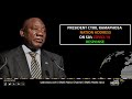 President Cyril Ramaphosa addresses the Nation on government's response to COVID-19 pandemic