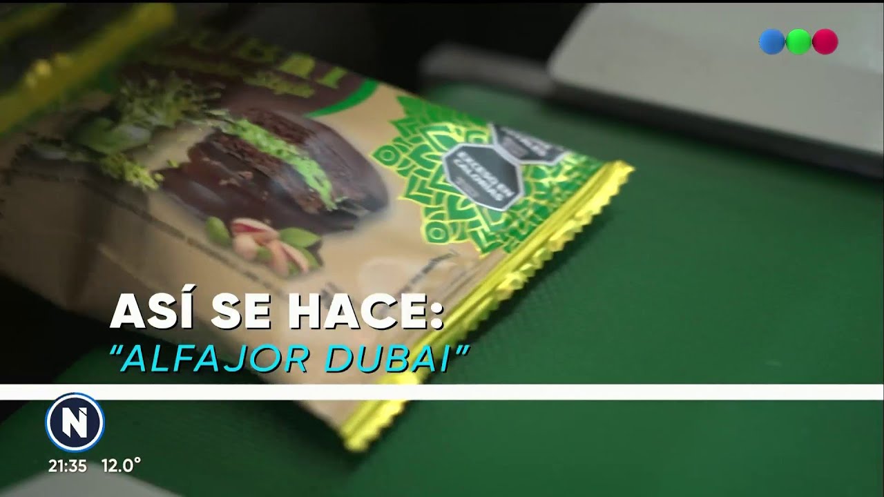 ASÍ SE HACE: ALFAJOR DE PISTACHO (DUBAI) - Telefe Noticias