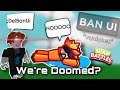 Hackers can now delete my ban ui were doomed  slap battles roblox