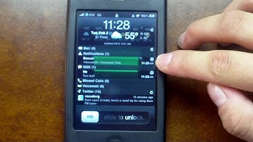 LockInfo Pt 1/2 - View Mail, SMS, Twitter, & MORE ON YOUR LOCKSCREEN
