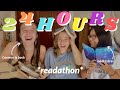 24 HOURS READATHON📚🥴|let's do it all over again🎵