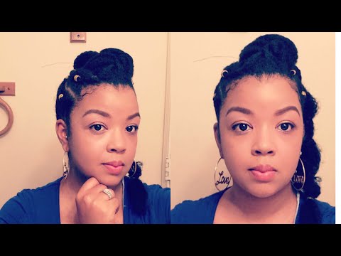 TRENDY NATURAL HAIRSTYLE FOR 2018/SIMPLE PROTECTIVE HAIRSTYLE (INSPIRED BY TIAMOWRY)