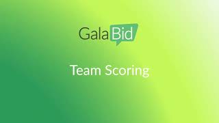 Setting up Team Scoring Within Your Fundraiser Event