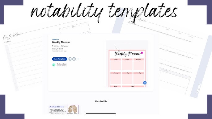 Notability Guide to Templates ✏️ - YouTube notability-guide-to-templates-youtube