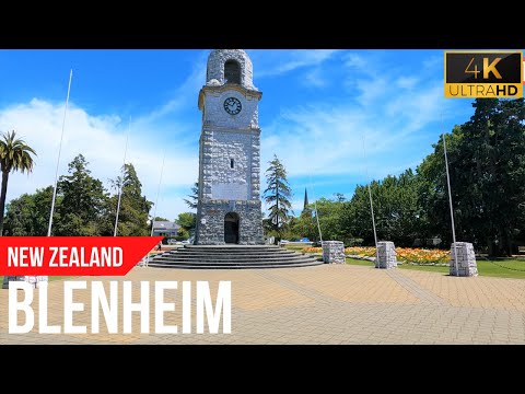 Blenheim, New Zealand | 4K Walking Tour