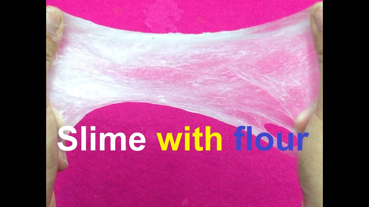 How To Make Slime With Flour And Water
