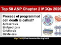 Top 50 A&P Chapter 2 MCQs 2026 | The Cell, Organelles, Membrane Transport etc |1st Semester Nursing