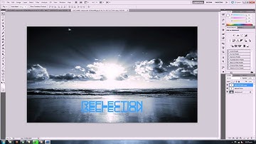 Photoshop CS5 Extended: Reflective Text