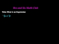 Understanding Mathematical Expressions