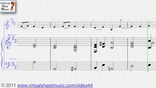 Ludwig Van Beethovens Ode To Joy Violin And Piano Sheet Music - Video Score