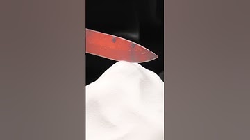 snowy mountain slice #ai #slicing #asmr #hotknifevsslime