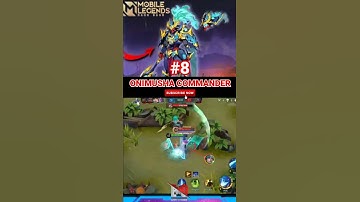 PART 8 NEW SKIN ALPHA REVAMP ONIMUSHA COMMANDER MLBB SHORTS VIDEO GAME MOBILE LEGENDS SHORT #shorts