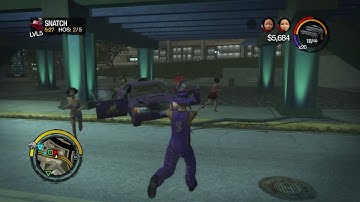 Saints Row 2 - PS3 - Snatch - Downtown Levels 4 & 5 (Blind, Hardcore Difficulty)