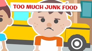 Eat Healthy, Roys Bedoys!  Kid's Cartoon About Sweets and Junk Food