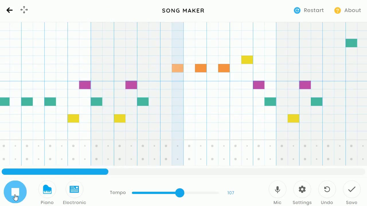 Google Song Maker Imperial march (raw version, check the new one