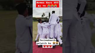 Viral Anggota Paskibraka serang pelatih usai Pengibaran Bendera HUT RI ke 79 Tahun 2024 #viralshorts