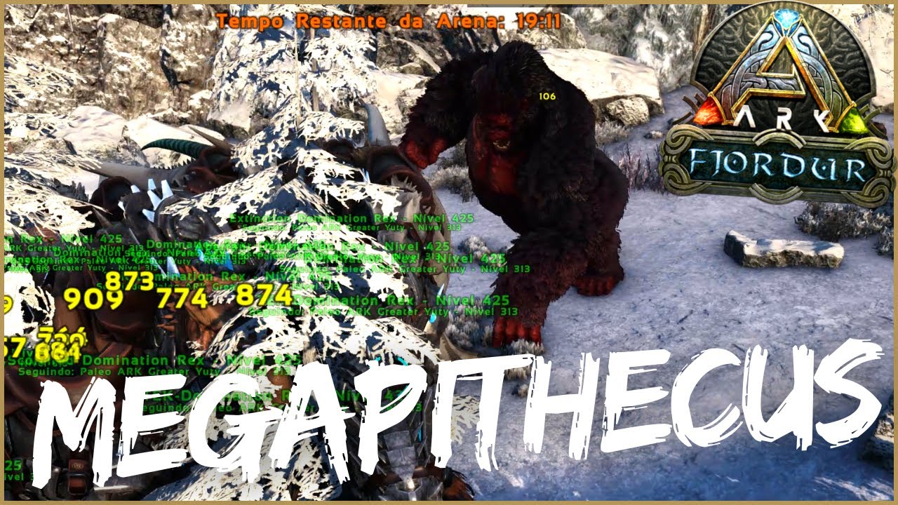 Ark Fjordur Ep.62: DERROTAMOS O MEGAPITHECUS NO MODO MAIS DIFICIL - YouTube