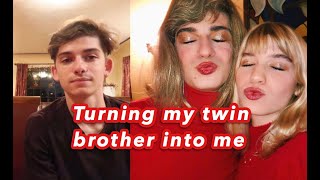TURNING MY TWIN BROTHER INTO ME.