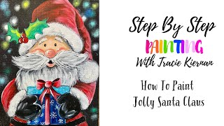 How To Paint Jolly Santa Claus - Acrylic Painting Tutorial