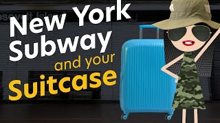 How to take your luggage on the NYC subway (How to ride the New York subway with a suitcase)