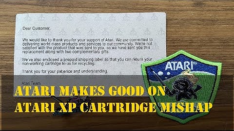 Atari Makes Good On Atari XP Cartridge Mishap