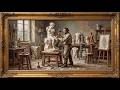 TV Frame 4K | “Sculptor’s Studio”| Relaxing 19th-Century Oil Painting | TV Art