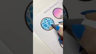 Tutorial on how to color water with ohuhu markers using one of my practice sheets #coloring