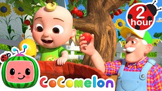 Apples At The Farm With Grandpa! | Cocomelon Kids Songs & Nursery Rhymes