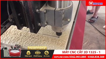 Máy CNC cắt gỗ công nghiệp 1 đầu cao cấp thương hiệu Windcam