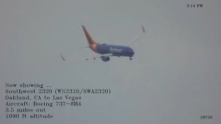 Detailed Southwest Airlines flight executes S-turn to slow down on final approach Details