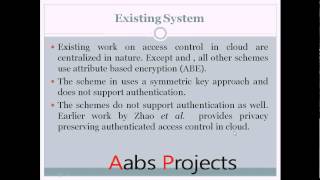 Decentralized Access Control with Anonymous Authentication of Data Stored in Clouds