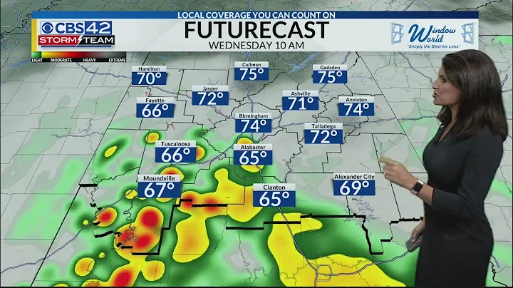 Tuesday Evening Weather Update with Ashley Gann