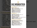30 Websites to find unlimited Content