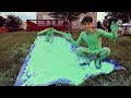 SUPER FUN SLIME SLIP N SLIDE!