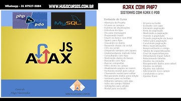 Curso de Ajax com PHP - Aula 10 - Gravando os dados