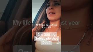 2nd 300mg Sublocade shot day 13