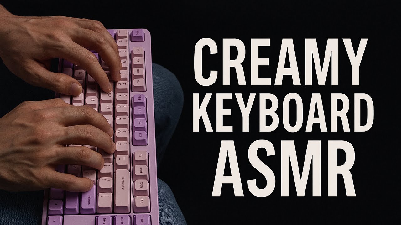Creamy Keyboard Typing ASMR for Focus and Study – No Talking