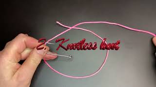 HOW TO TIE KNOTLESS KNOT 4K