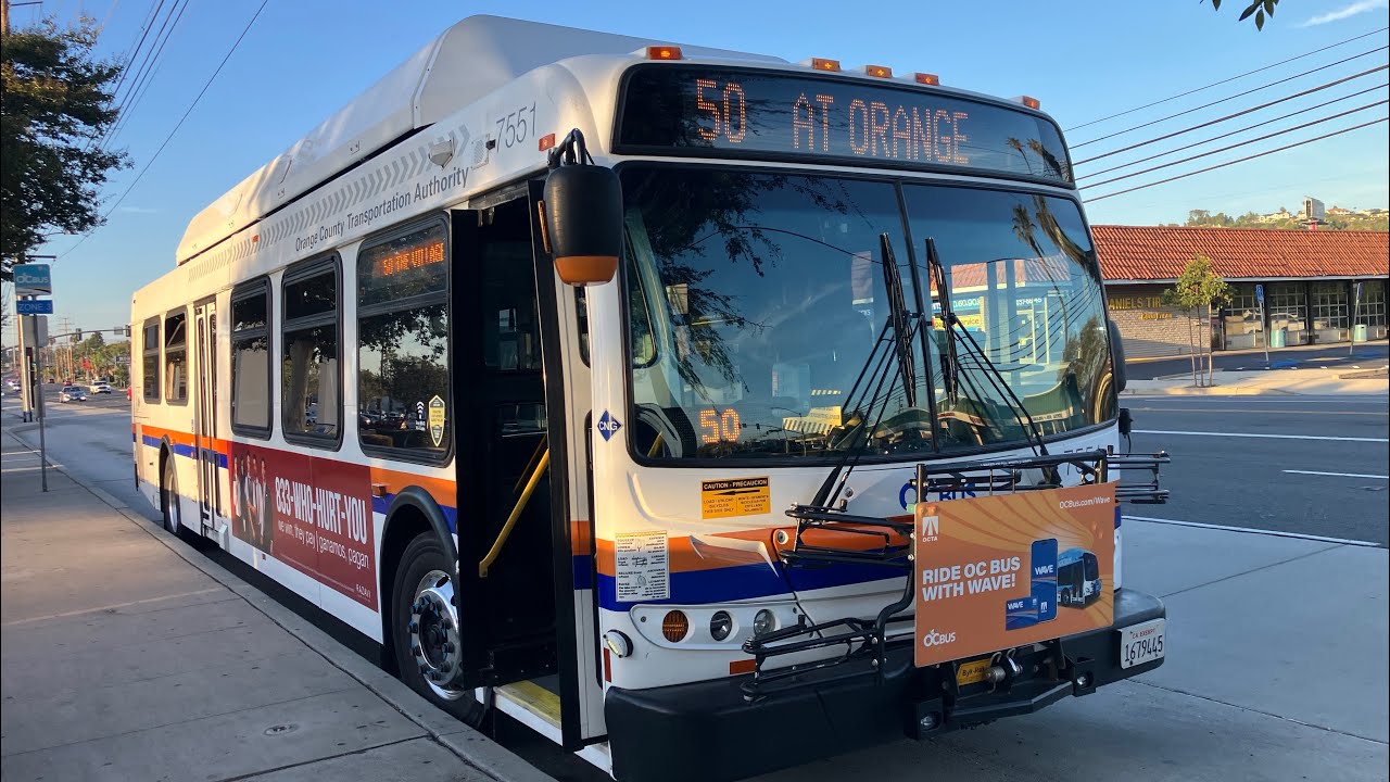 OCTA 2008 New Flyer C40LFR #7551 - YouTube