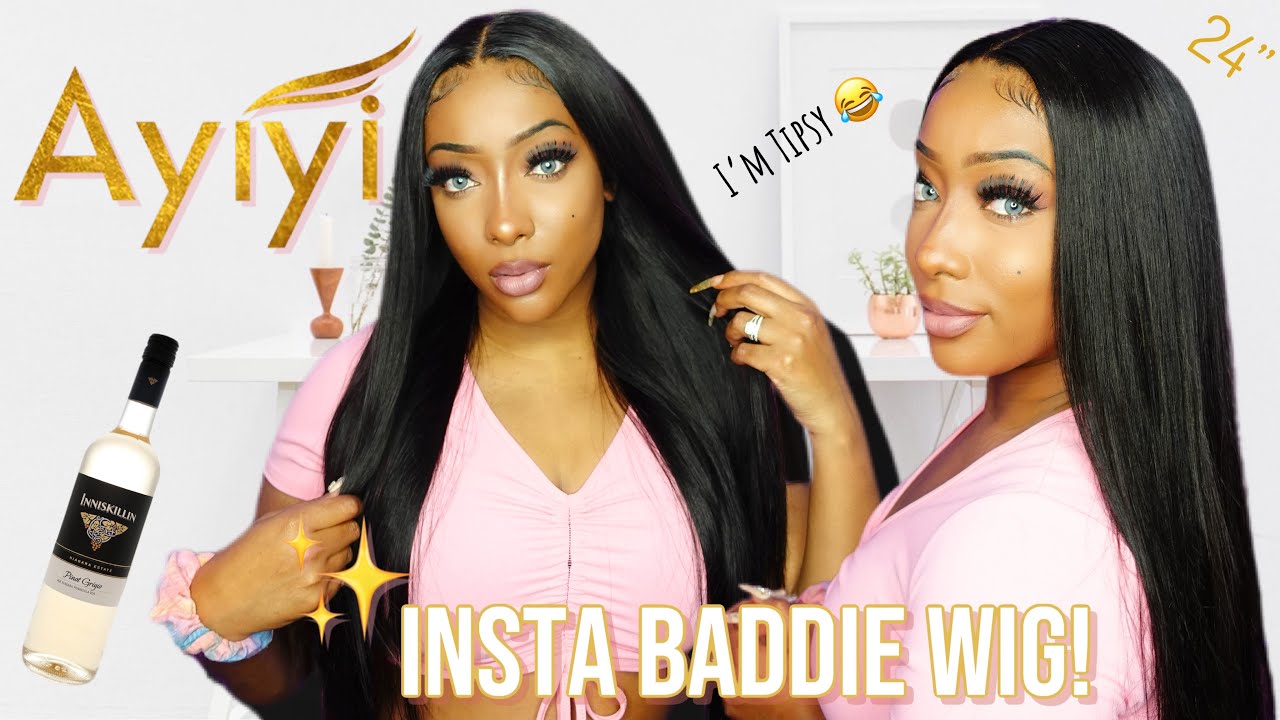 INSTAGRAM BADDIE WIG INSTALL + REVIEW *TIPSY* 🍷 FT. Ayiyi Hair YouTube