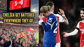Arsenal Fans Taunt Chelsea During 5-0 Win