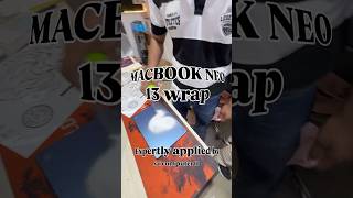 MACBOOK NEO 13 wrap 🔥🚀 #youtubeshorts #macbook #wrapping #viralfeeds #trendingshorts