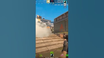 Insane 1v4 sneaky clutch on overpass in CS2 #cs2 #gaming #gameplay