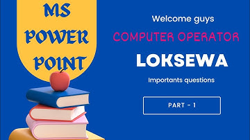 Computer Operator Loksewa Questions  ||  MS Power Point Loksewa Question ||  PSC Computer Operator
