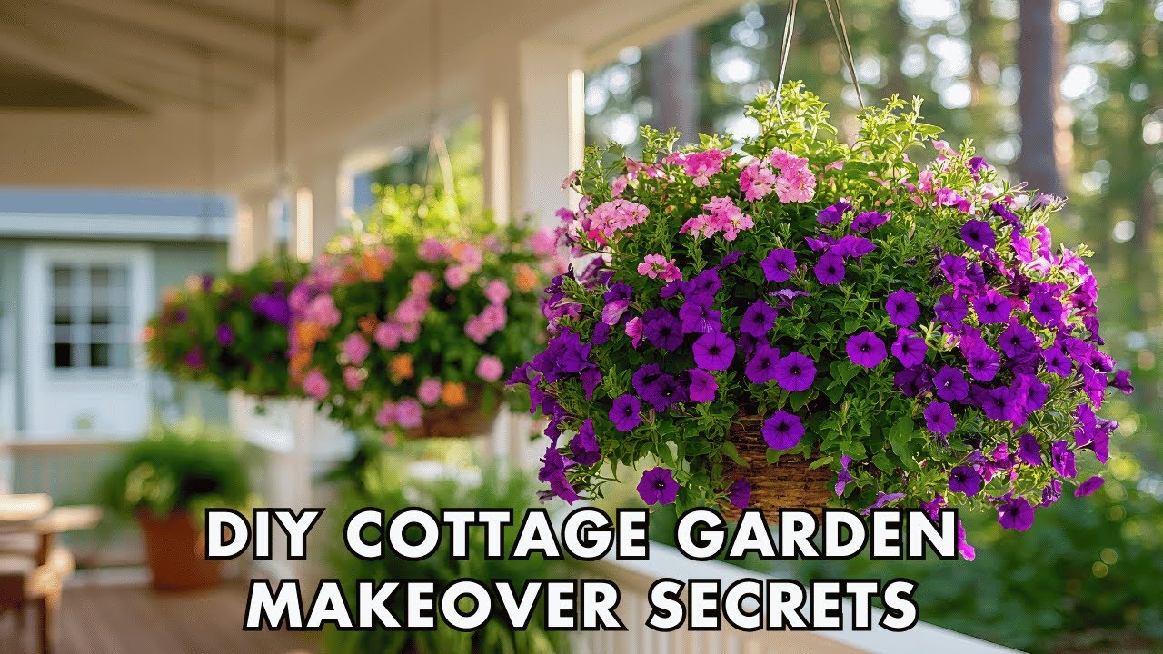 Transform Your Tiny Patio into a Cottage Garden Oasis! 🌸✨