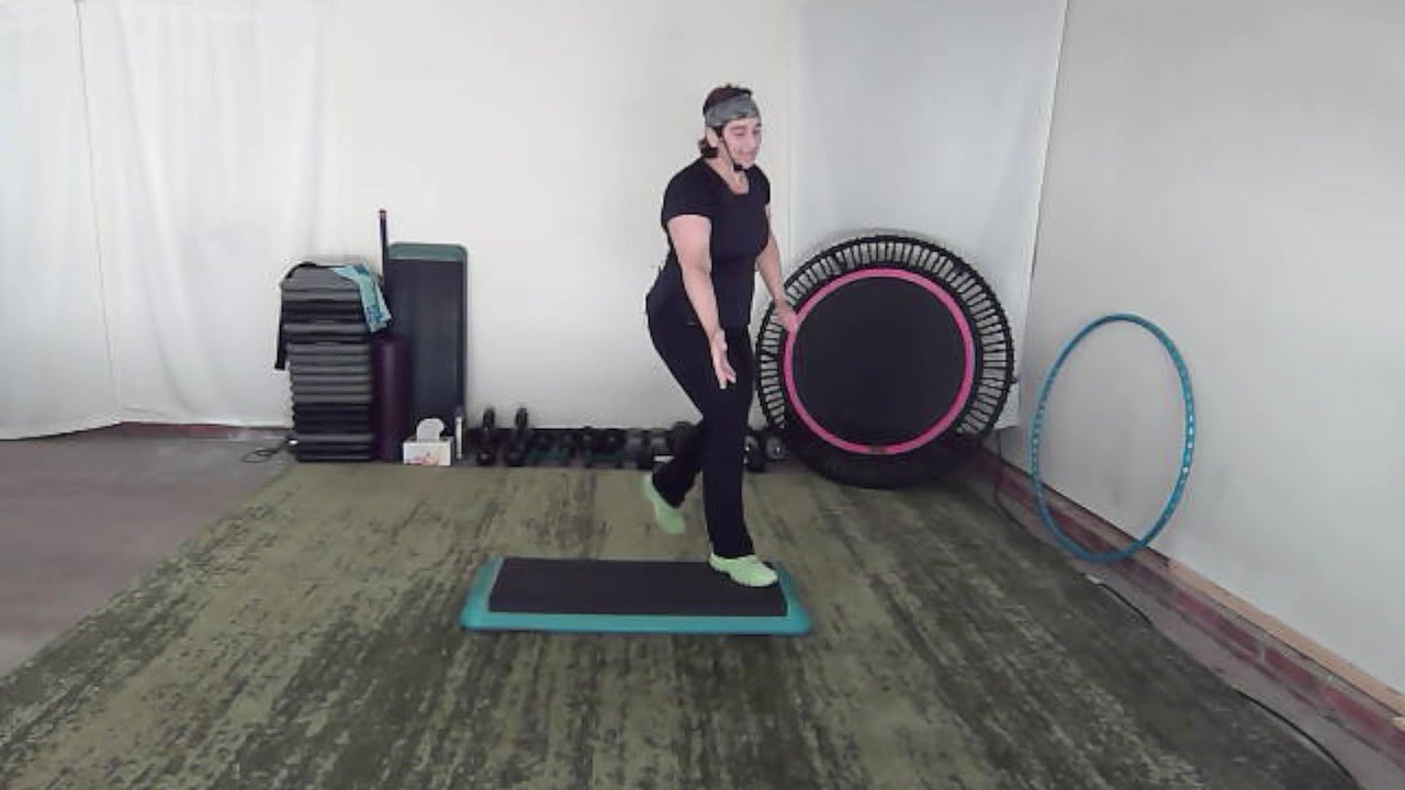 Step Aerobics Class- Intermediate/Advanced #9 / 45 min @135 bpm - YouTube